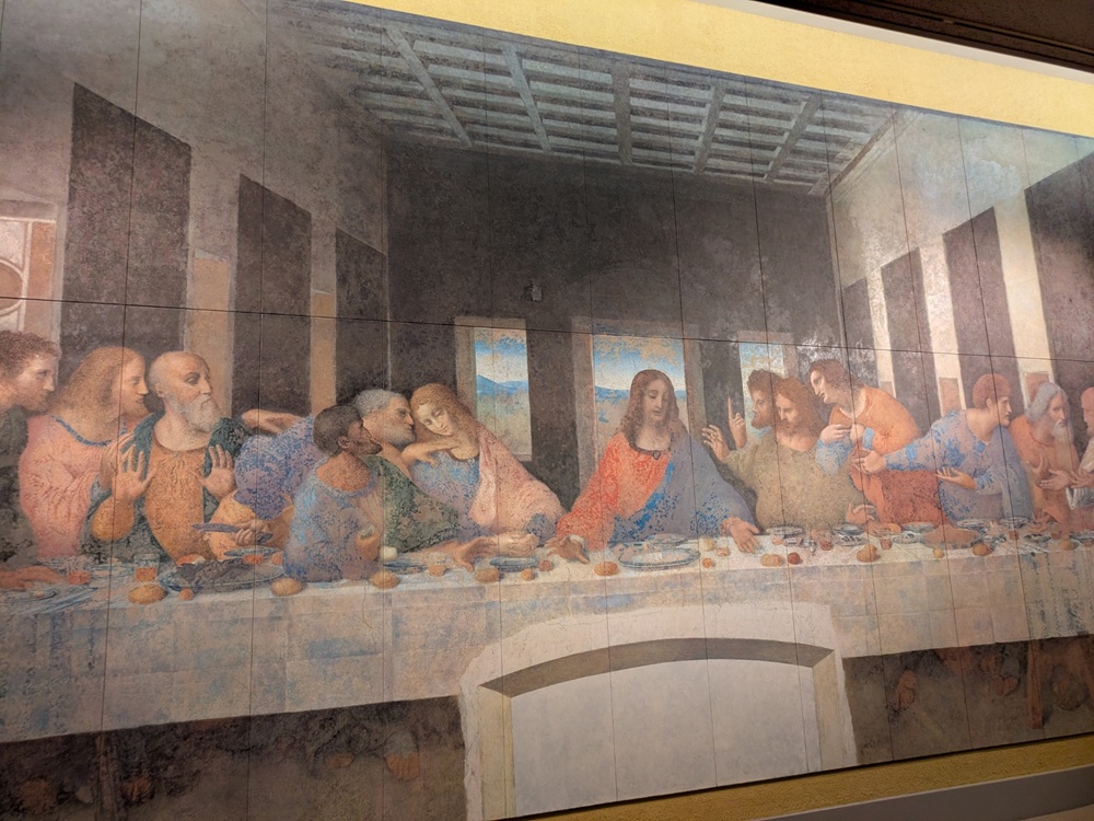 レオナルド・ダ・ヴィンチ 最後の晩餐 修復後 陶板複製
