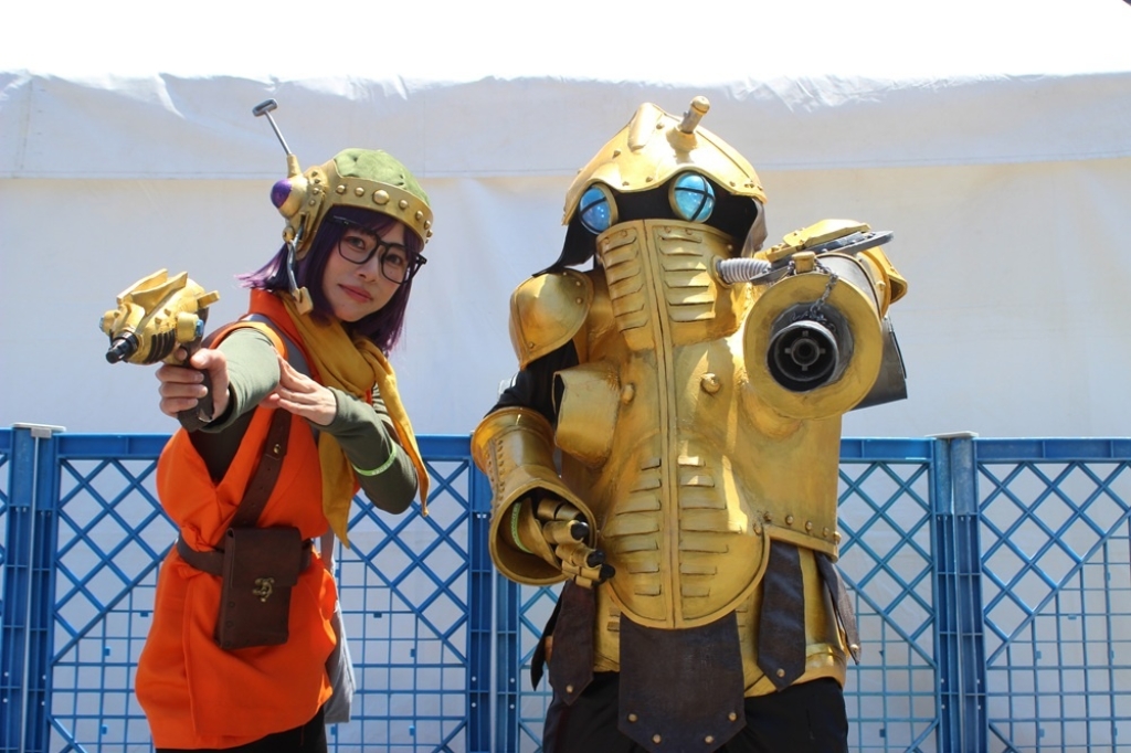 クロノトリガーのルッカとロボの再現度の高いペアコスプレ/日本橋ストリートフェスタ2026